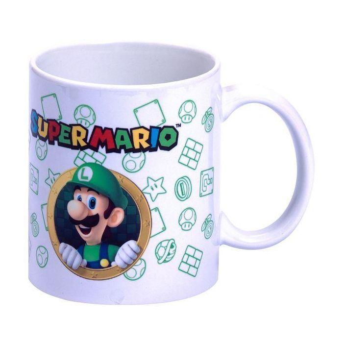 Hucha + taza Luigi Super Mario Bros Nintendo 0 Hucha + taza Luigi Super Mario Bros Nintendo 0
