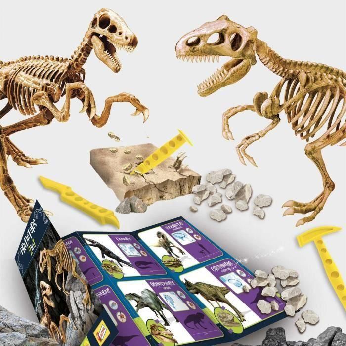Génius Science - juego científico - Depredadores 2 en 1 - para excavar y construir - LISCIANI 1 Génius Science - juego científico - Depredadores 2 en 1 - para excavar y construir - LISCIANI 1