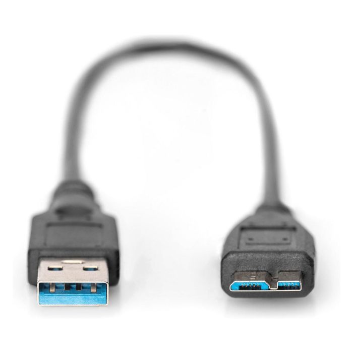 Digitus Cable USB 3.0 Tipo A a Micro-USB B Macho/Macho 0.25m Negro 1