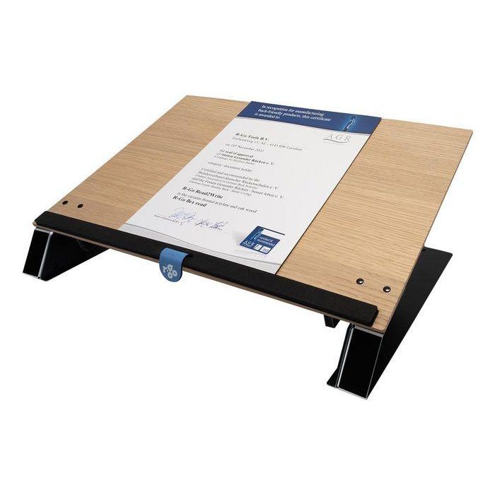 R-Go Tools Document Holder Read2Write y Superficie de Escritura de Madera Roble - Ergonómico para Postura Upright 5