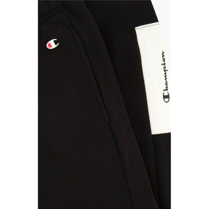 Pantalón Largo Deportivo Champion Rib Cuff Colour Block Negro Hombre 31 Pantalón Largo Deportivo Champion Rib Cuff Colour Block Negro Hombre 31