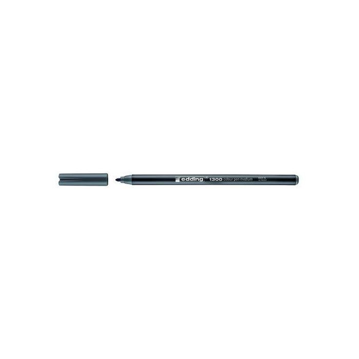 Rotulador Fibra Edding 1300 Gris 10 unidades
