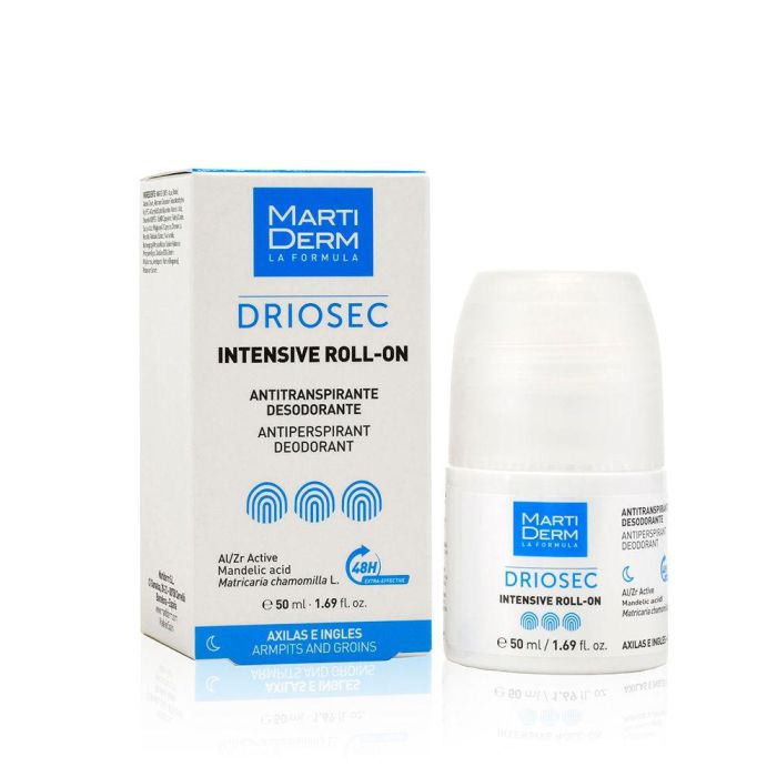 Martiderm Driosec Intensive Roll-On Antiperspirante Antitranspirante para Sudoración Excesiva 70ml 1
