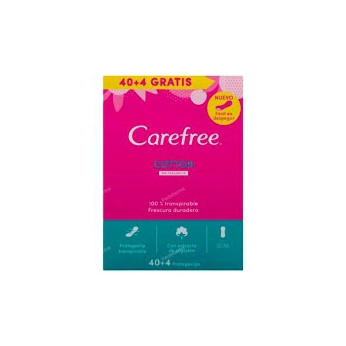 Carefree Salvaslip Normal Transpirable 40+4 Unidades