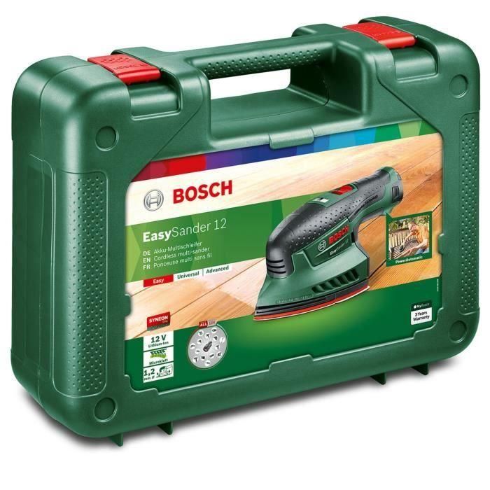 Lijadora múltiple BOSCH - EasySander 12 caja 1x2,5Ah 1 Lijadora múltiple BOSCH - EasySander 12 caja 1x2,5Ah 1