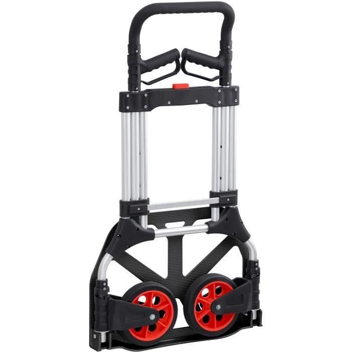 Carretilla de mano - MEISTER - 8985710 - Plegable - 200 kg - Negro Carretilla de mano - MEISTER - 8985710 - Plegable - 200 kg - Negro
