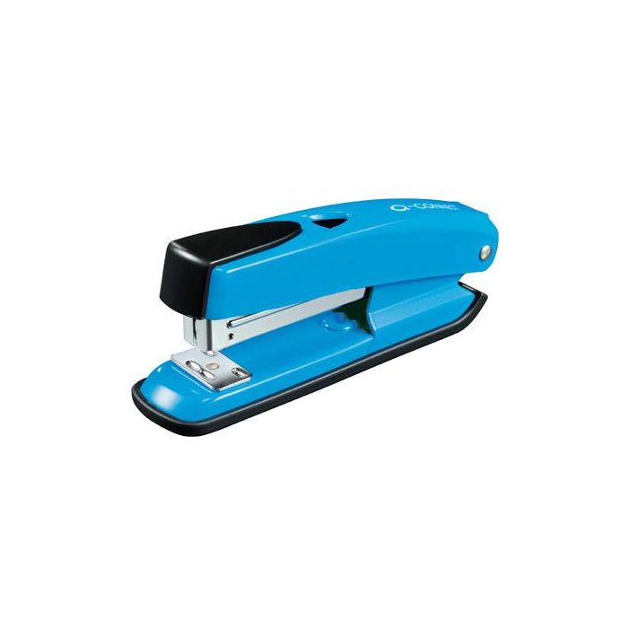 Grapadora Q-Connect Kf02151 Plastico Abs Azul Capacidad 20 Hojas