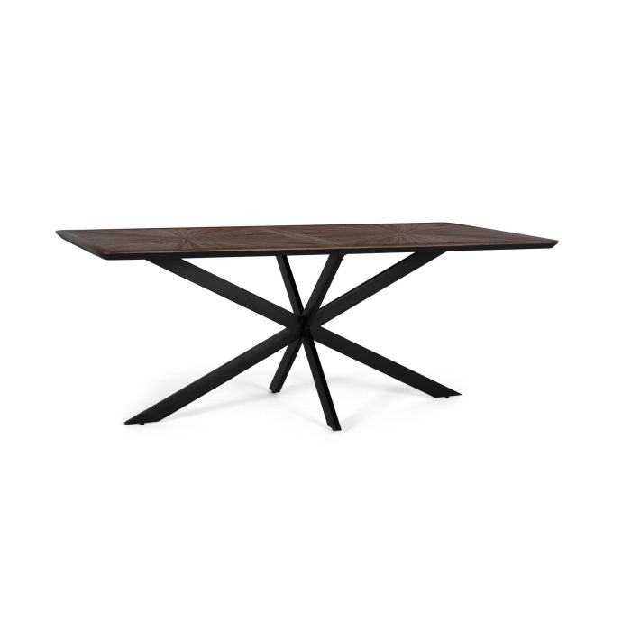 Giner y Colomer Mesa de Comedor Madera de Teca Reciclada 180 cm 1