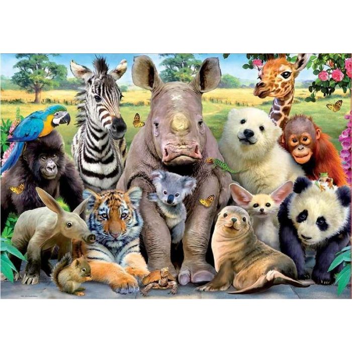 Puzzle 300 piezas foto de clase (animales salvajes) 5 Puzzle 300 piezas foto de clase (animales salvajes) 5