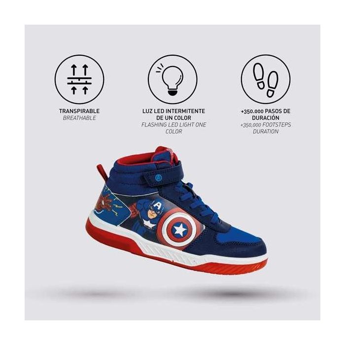 Deportiva suela pvc con luces avengers t030 4 Deportiva suela pvc con luces avengers t030 4