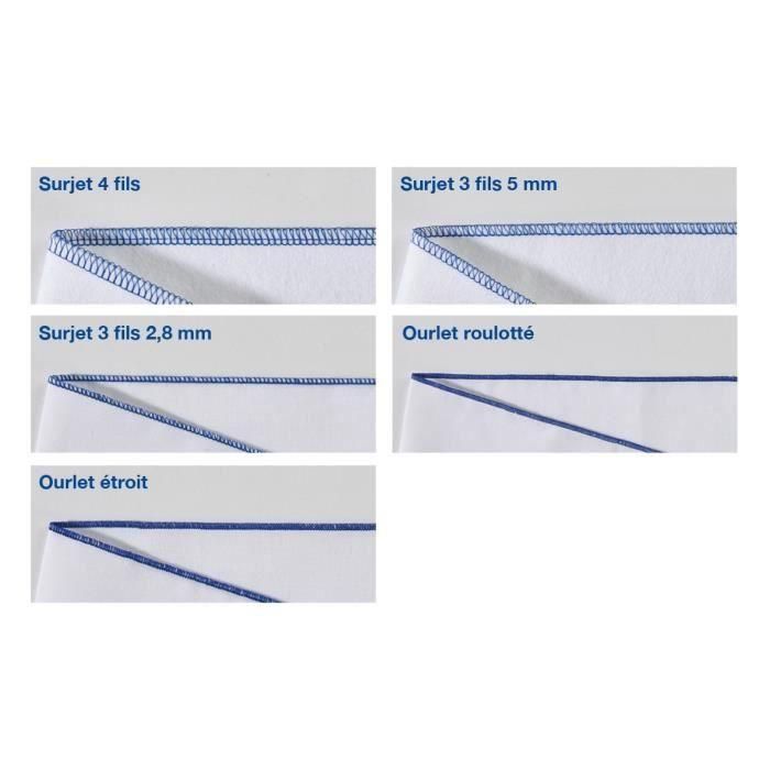 Brother M343D Overlock de 2 Agujas, Brazo Libre, Iluminación LED, Diferencial Ajustable, Roscado Simplificado y Cuchilla Retráctil 3 Brother M343D Overlock de 2 Agujas, Brazo Libre, Iluminación LED, Diferencial Ajustable, Roscado Simplificado y Cuchilla Retráctil 3