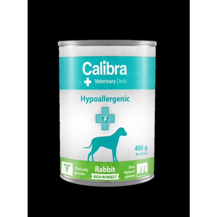 Calibra Vet Diet Dog Hypoallergenic Conejo Insectos 6x400 gr