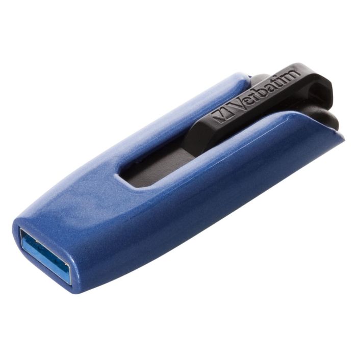 Verbatim V3 Max USB 3.2 Gen 1 de 64GB Azul Unidad de Memoria USB Tipo A Deslizable 1