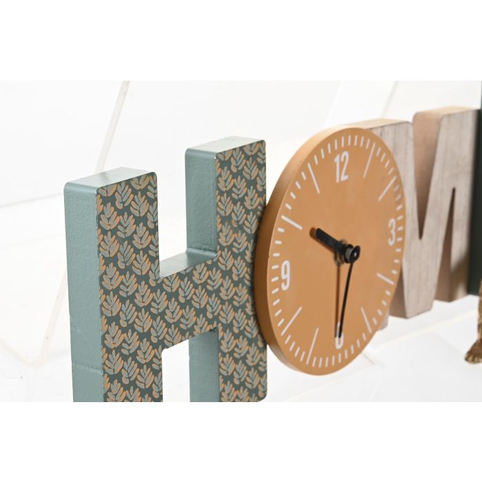 DKD Home Decor Reloj de Pared Tropical con Diseño de Mono, para Decoración de Pared de MDF, Colores Verde y Amarillo, Medidas 22x42x5 cm 1 DKD Home Decor Reloj de Pared Tropical con Diseño de Mono, para Decoración de Pared de MDF, Colores Verde y Amarillo, Medidas 22x42x5 cm 1