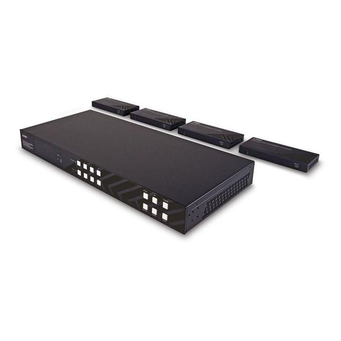Lindy 150m Cat.6 4x4 HDMI 4K60 HDBaseT Matrix Extender 2 Lindy 150m Cat.6 4x4 HDMI 4K60 HDBaseT Matrix Extender 2