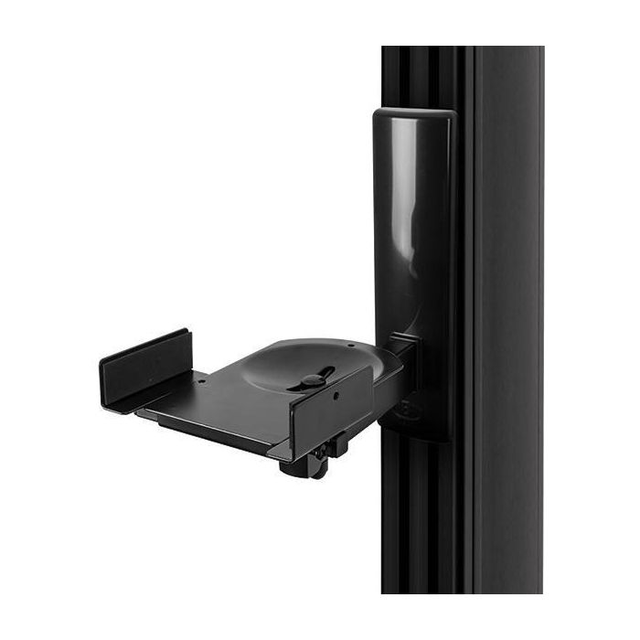 B-Tech Side Clamping Loudspeaker Wall Mount with Tilt & Swivel, 25kg max, 135mm - 280mm clamp size, Tilt +/-10°, Swivel 360°, Black 2 B-Tech Side Clamping Loudspeaker Wall Mount with Tilt & Swivel, 25kg max, 135mm - 280mm clamp size, Tilt +/-10°, Swivel 360°, Black 2