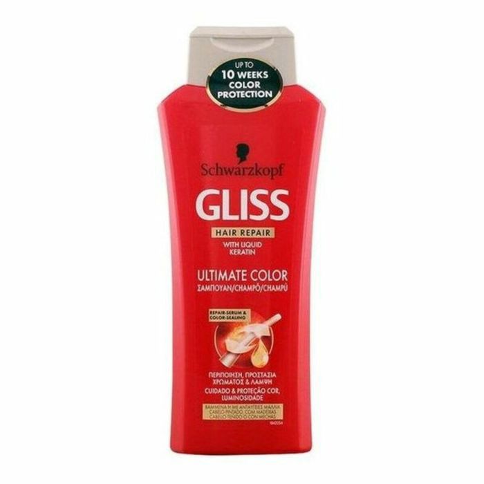 Schwarzkopf GLISS ULTIMATE COLOR Champú para cabellos teñidos y con mechas, 400 ml