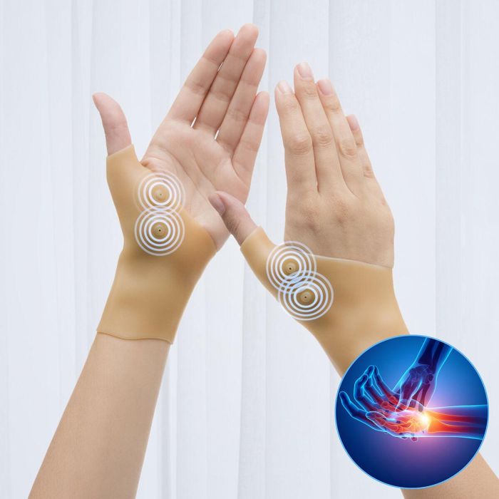 Muñequeras de Compresión con Puntos Magnéticos Imontic InnovaGoods 2 Unidades Muñequeras de Compresión con Puntos Magnéticos Imontic InnovaGoods 2 Unidades
