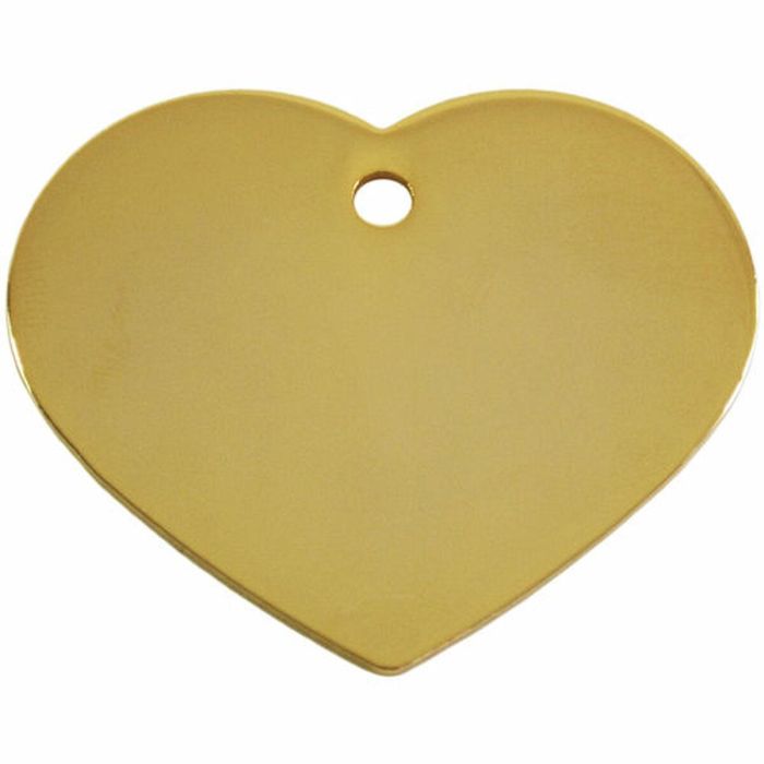 Placa identificativa Imarc Heart Amarillo Dorado 1