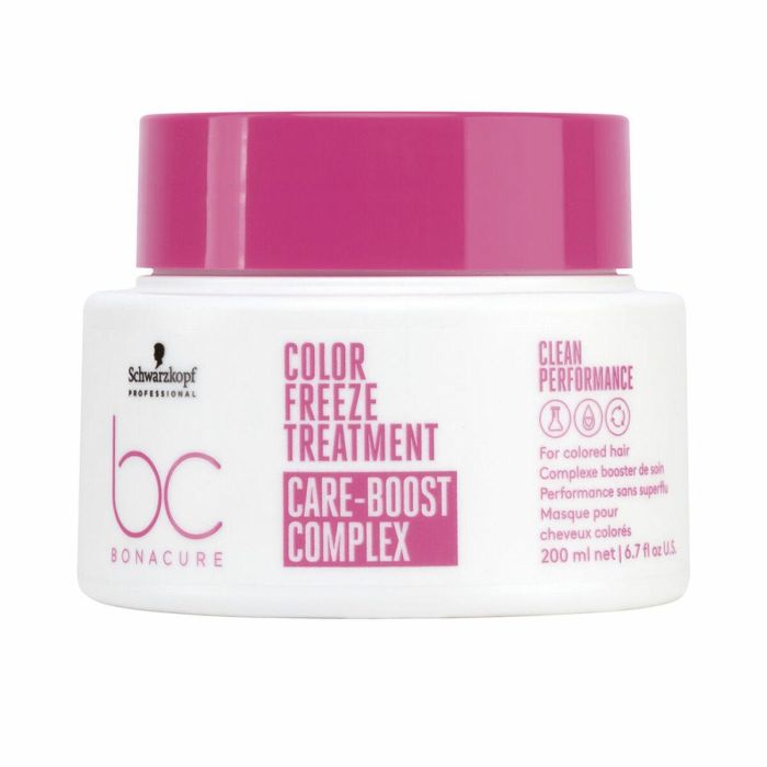 Schwarzkopf BONACURE COLOR FREEZE Mascarilla Tratamiento Reparador Cabello Coloreado BC COLOR FREEZE 200 ml