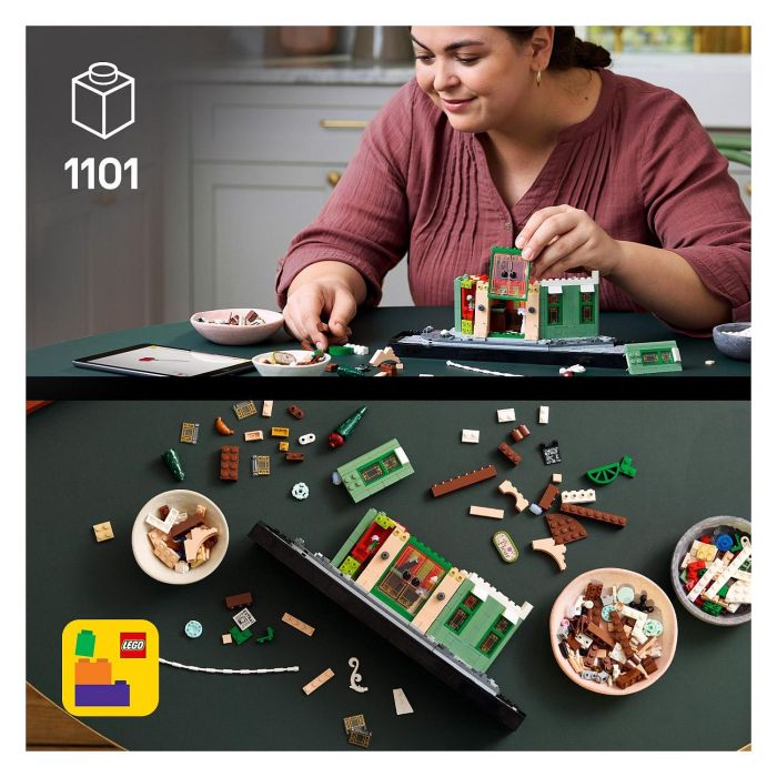 LEGO 10362 Cafetería Francesa: Decoración de Estantería Parisina Set para Adultos