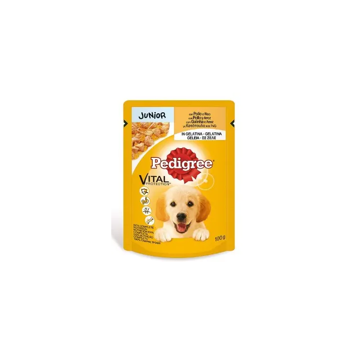 Pedigree Bolsitas 4Pack Junior Pollo Y Arroz 13x4x100