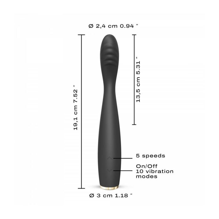 Vibrador clásico Dorcel Negro 2