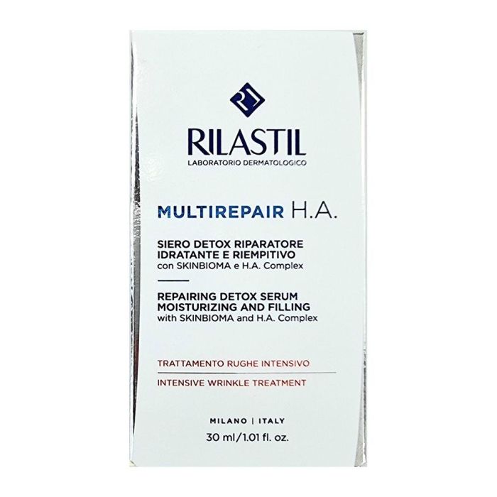Rilastil MULTIREPAIR H.A. Suero Detox Viso 30 ml | Tratamiento Facial Hidratante Reafirmante Anti-polución 1