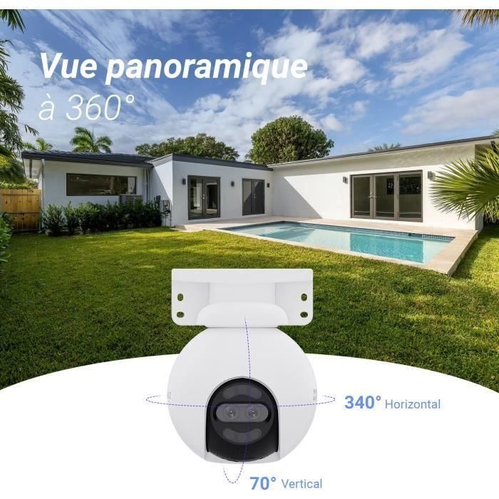 EZVIZ EZV1730247593655 Cámara Motorizada H80x Dual 4K Visión Nocturna en Color Audio Bidireccional 5