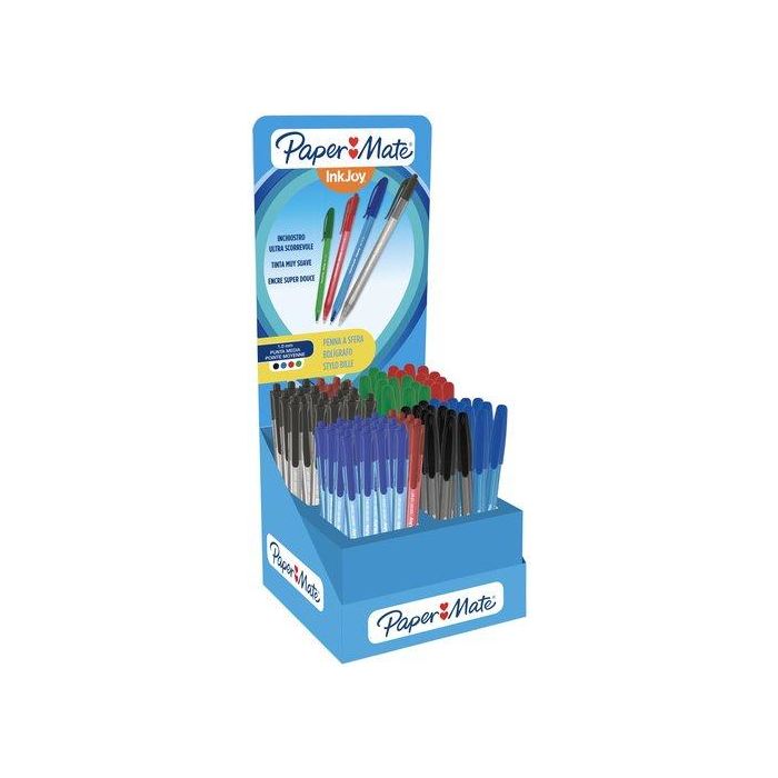 Boligrafo Paper Mate Inkjoy 100 Cap/Rt Expositor 300 Unidades