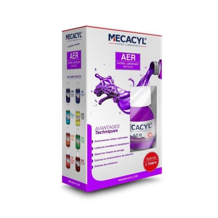 MECACYL AER Hyper-Lubricant para todos los motores de gasolina de 2 tiempos - 60 ml 1