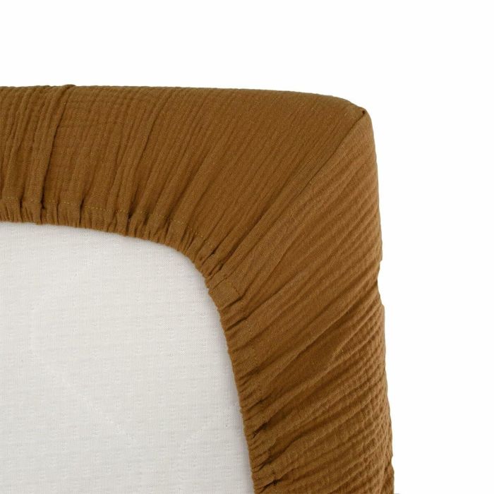 Domiva DOM3700948339855 Sábana bajera envolvente AU FIL DE L'EAU Caramelo 70 x 140 cm 2 Domiva DOM3700948339855 Sábana bajera envolvente AU FIL DE L'EAU Caramelo 70 x 140 cm 2