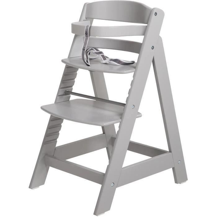 Trona ajustable Sit Up III de madera - ROBA - Regulable en altura - Taupe