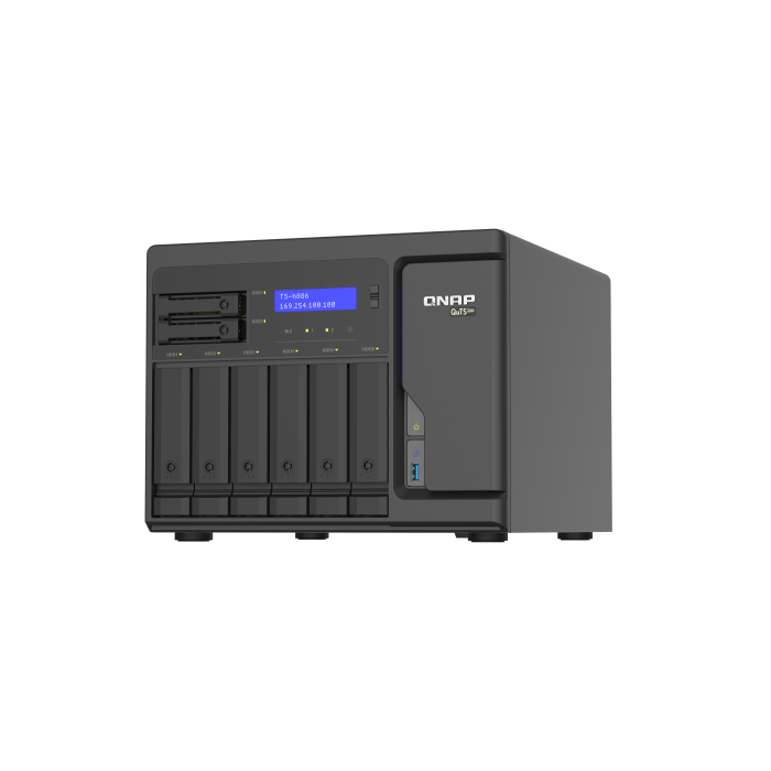 QNAP TS-h886 NAS Torre Ethernet Negro D-1602