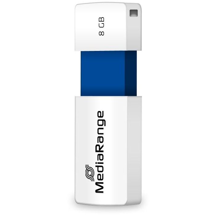 STICK MediaRange USB-Stick 8GB USB 2.0 Slider blue 0 STICK MediaRange USB-Stick 8GB USB 2.0 Slider blue 0
