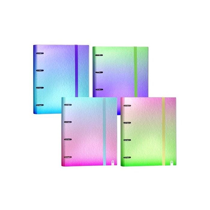 Carpebloc Carchivo Gradient Tapa Extra Fº 4 An.Mixtas 35Mm Con Rec. 100 Hj. Cuadric.5X5 Surtido