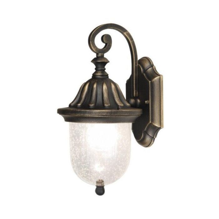 RABALUX RAB-8387 Aplique Exterior Sydney Clásico 1xE27 IP23 Negro Metal y Cristal, 34 cm Alto, 19 cm de pared 3 RABALUX RAB-8387 Aplique Exterior Sydney Clásico 1xE27 IP23 Negro Metal y Cristal, 34 cm Alto, 19 cm de pared 3