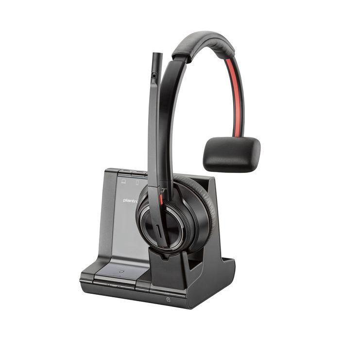 Poly Savi 8210-M Auricular Monoaural DECT Oficina con Micrófono de Cancelación de Ruido para Llamadas Claras