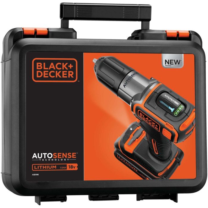 Black&Decker Akku-Bohrschr. Autosense 18V 1.5Ah Li ASD18K 4
