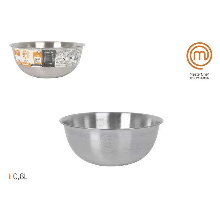 Bol de Acero Inoxidable 17x7.1 cm 0.8L Masterchef - Inde (24 Unidades) Bol de Acero Inoxidable 17x7.1 cm 0.8L Masterchef - Inde (24 Unidades)