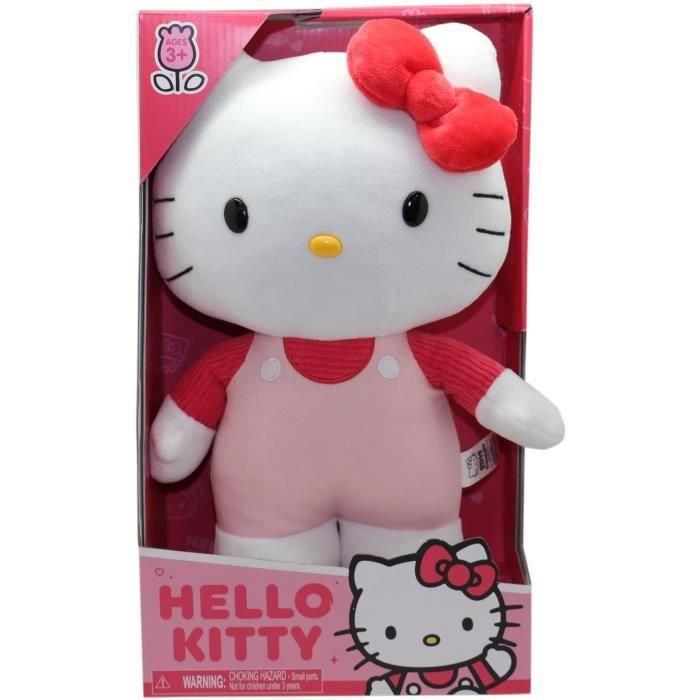 Peluche - GPTOYS - HELLO KITTY - HKT132 - Modelo camiseta rosa - 30 cm - A partir de 3 años 1 Peluche - GPTOYS - HELLO KITTY - HKT132 - Modelo camiseta rosa - 30 cm - A partir de 3 años 1