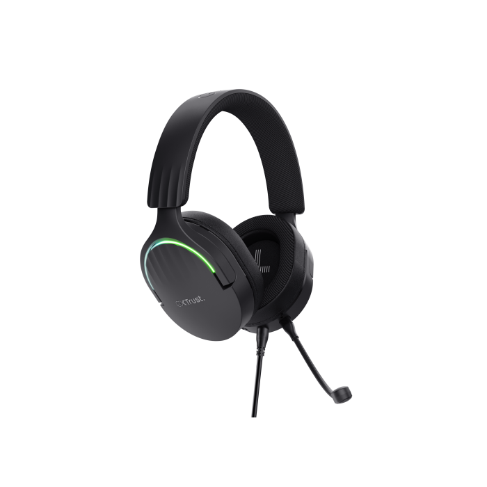 Trust Gaming GXT 490 Fayzo Auriculares Gaming USB 7.1 Envolvente, Micrófono Cancelación Ruido, RGB, Compatibles PC PS4 PS5 - Negros 2