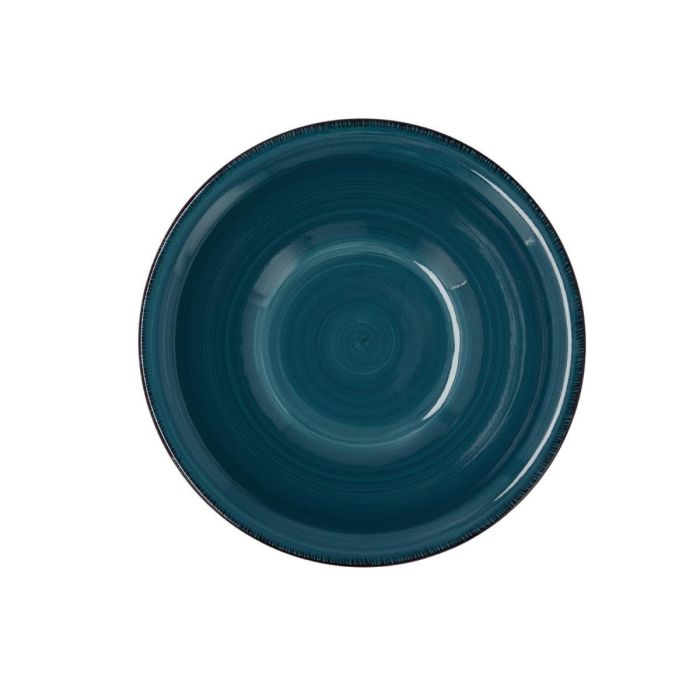 Quid Bol Cerámico Zafiro Vita 18 cm Azul, 6 Unidades, Pintado a Mano, Apilable, Apto Microondas y Lavavajillas, para Grandes Raciones 0 Quid Bol Cerámico Zafiro Vita 18 cm Azul, 6 Unidades, Pintado a Mano, Apilable, Apto Microondas y Lavavajillas, para Grandes Raciones 0