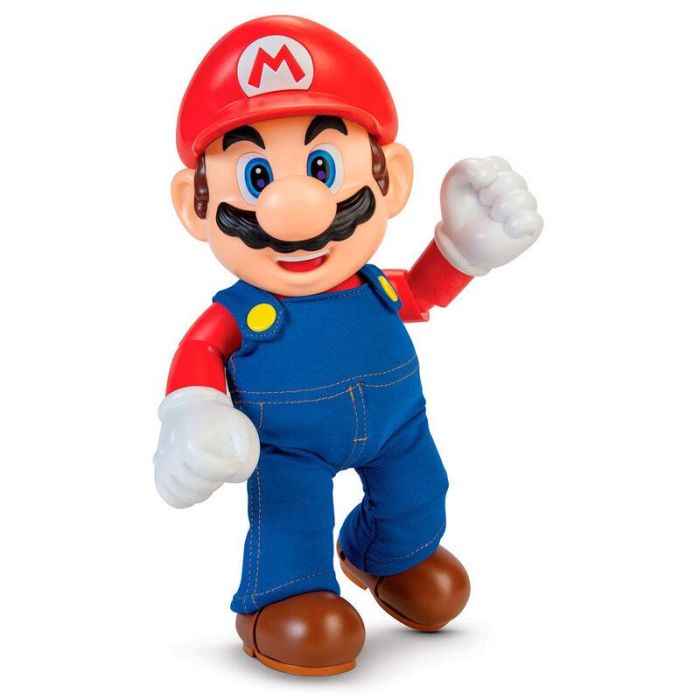 Nintendo Super Mario Figura Interactiva "It's A Me Mario" 36cm Articulada con 19 Frases y Música en Inglés 2