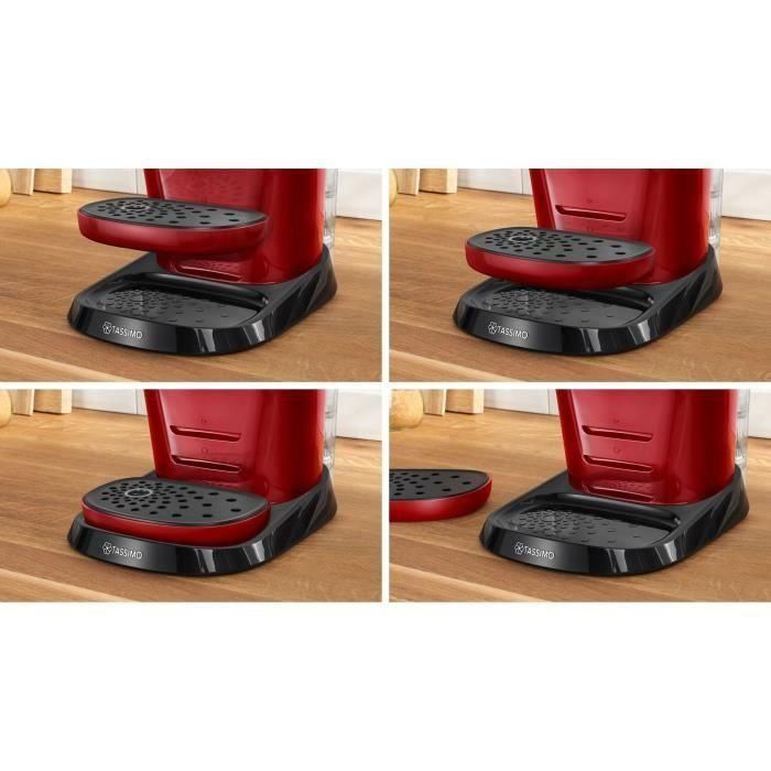 BOSCH - TAS6503 - Máquina de café multibebida TASSIMO - Depósito de agua de 1.3L - Apagado automático - Rojo 5 BOSCH - TAS6503 - Máquina de café multibebida TASSIMO - Depósito de agua de 1.3L - Apagado automático - Rojo 5
