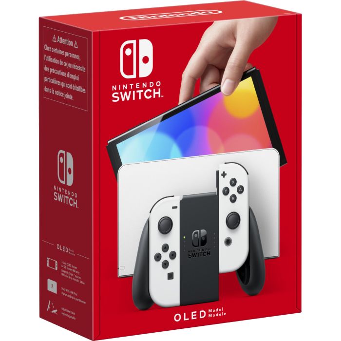Nintendo Consola Nintendo Switch Modelo OLED Pantalla 7 Pulgadas Colores Intensos Joy-Con Blanco 0 Nintendo Consola Nintendo Switch Modelo OLED Pantalla 7 Pulgadas Colores Intensos Joy-Con Blanco 0