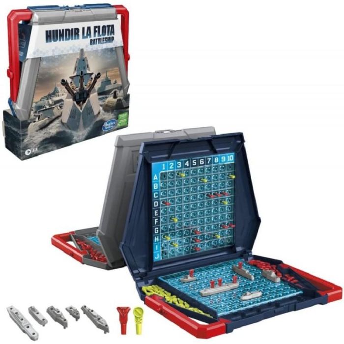 Hasbro Games Hundir La Flota F4527 Juego de Mesa Combate Naval +7 Años 3 Hasbro Games Hundir La Flota F4527 Juego de Mesa Combate Naval +7 Años 3