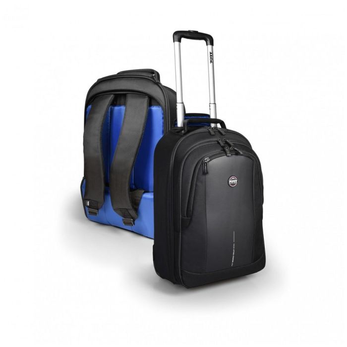 Port Designs Mochila Trolley Chicago Evo para Portátil 15.6" con Ruedas y Compartimento para Tablet, Poliéster Negro 1 Port Designs Mochila Trolley Chicago Evo para Portátil 15.6" con Ruedas y Compartimento para Tablet, Poliéster Negro 1