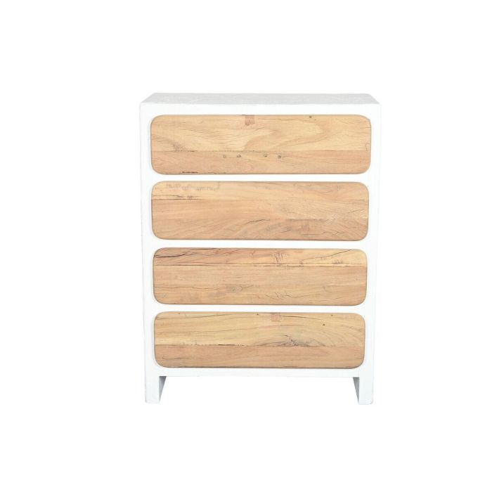 Cajonera Home ESPRIT Blanco Natural Mediterráneo 80 x 42 x 106 cm 1