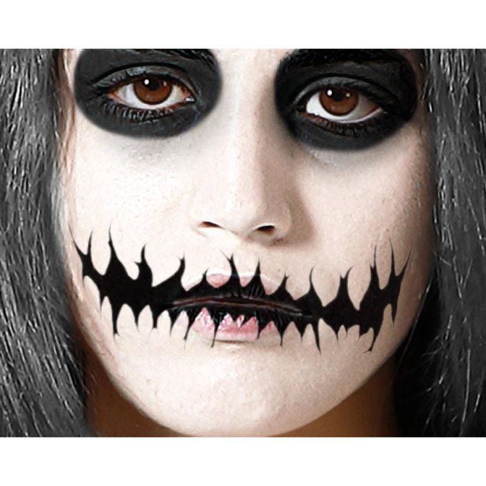 Accesorio Halloween Maquillaje Boca Esqueleto